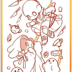 q版双人动作参考