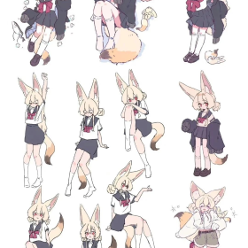 插画分享｜动物拟人
