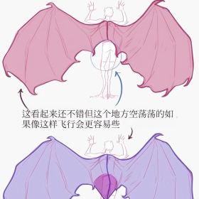 一些翅膀素材